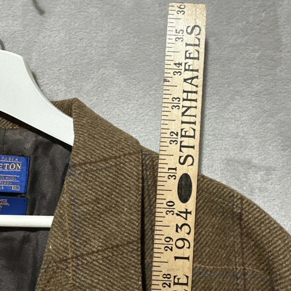 Pendleton Men's 3 Button Wool Blazer Jacket Men's Size XL Plaid